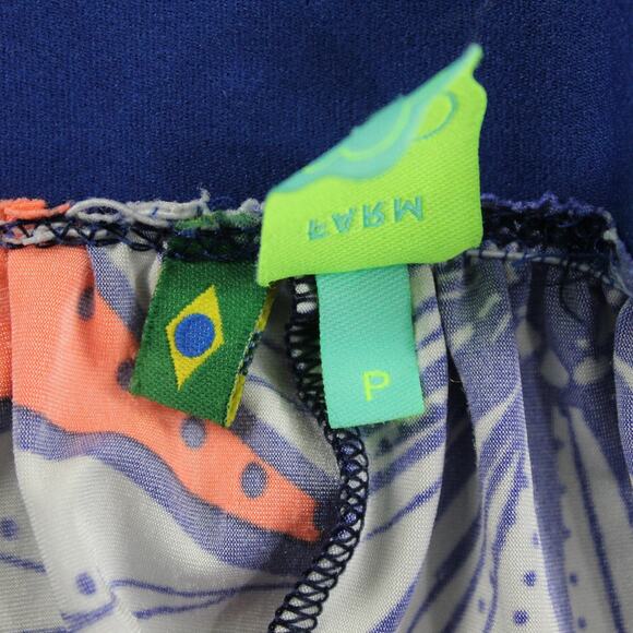 Farm Rio Pants Womens Small Balloon Floral Paisley Joggers Multicolor Boho Artsy - Picture 4 of 13